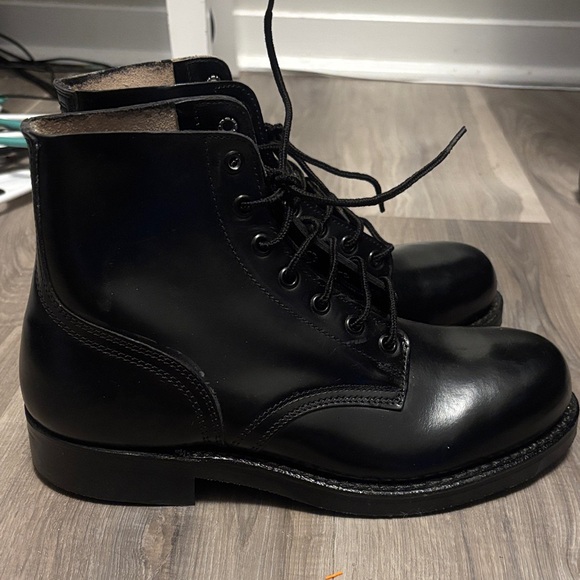 Double H vintage 1994 biltrite leather, steel toe combat boots - Picture 2 of 6